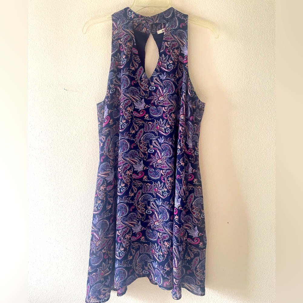 Purple paisley dress L